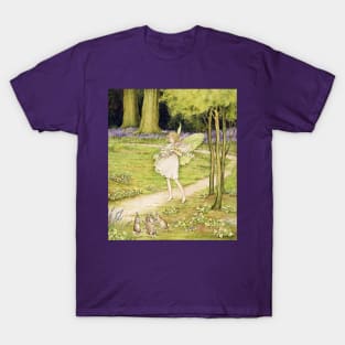 Fairy Gathering Flowers - Ida Rentoul Outhwaite T-Shirt